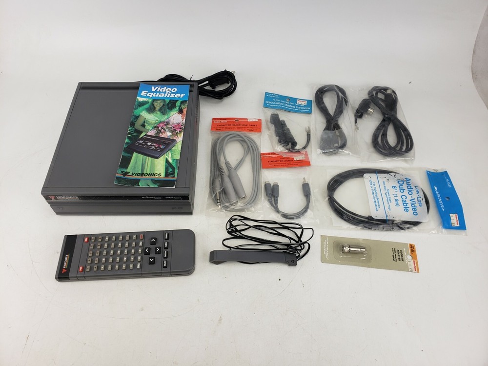 Vintage Videonics VCU-1 Video Control Unit Remote Cables AS IS