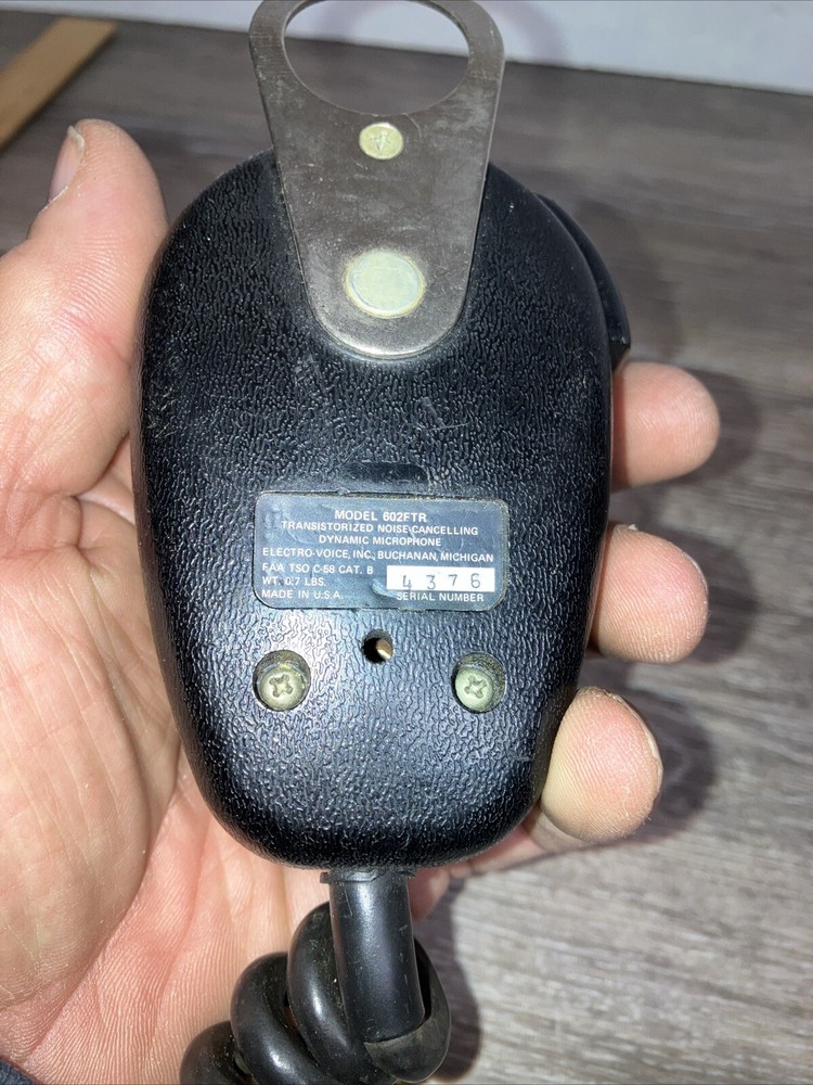 Noise Cancelling ElectroVoice Handheld 602FTR Dynamic Microphone UNTESTED