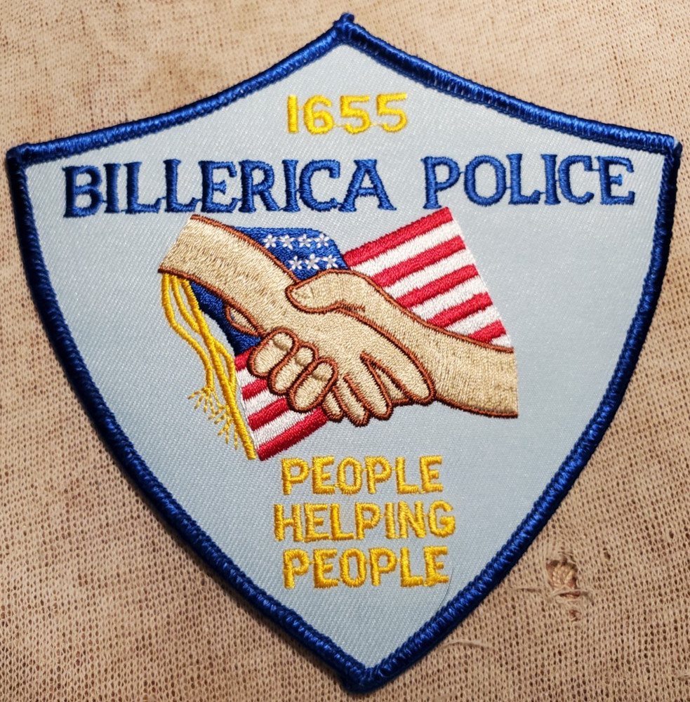 MA Billerica Massachusetts Police Shoulder Patch
