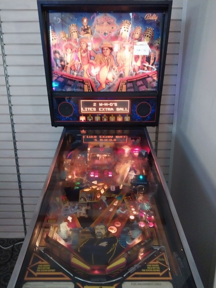 Pinball Machine 1992 Bally Dr Who, Excellent Condition