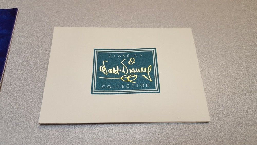 WDCC Envelope Winter/Spring 1996 Collection Booklet Embossed Postcard
