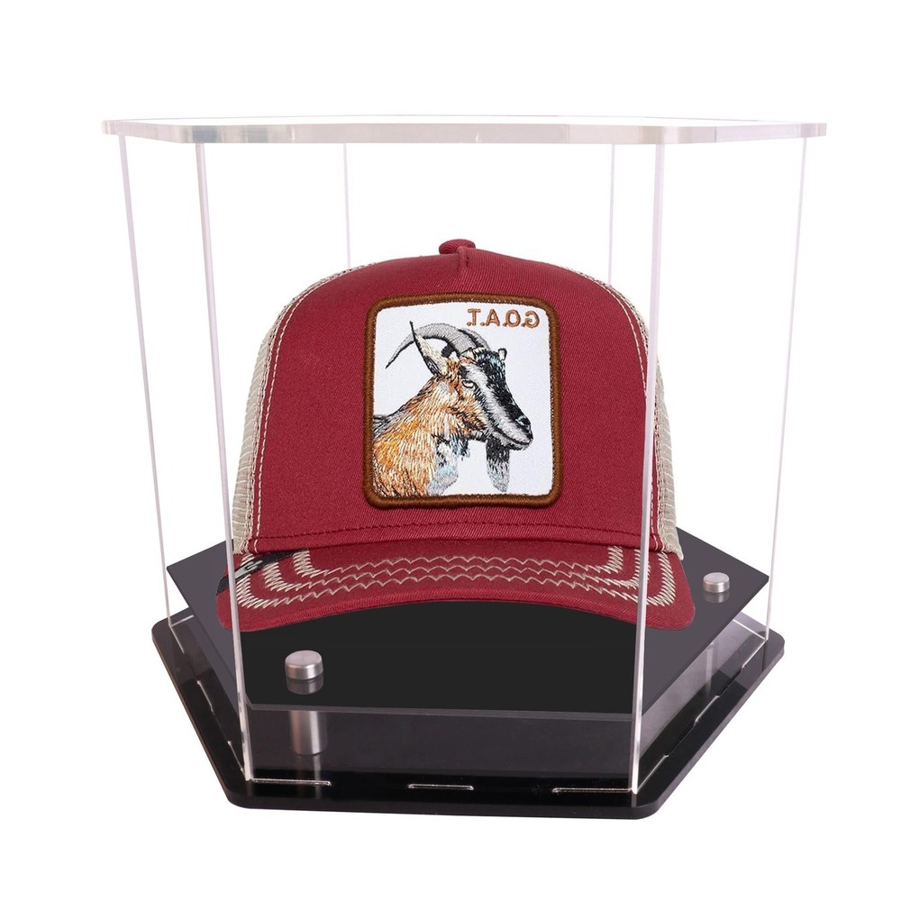 Acrylic Baseball Cap Holder,Clear Hat Display Case,hat Display case for Baseball