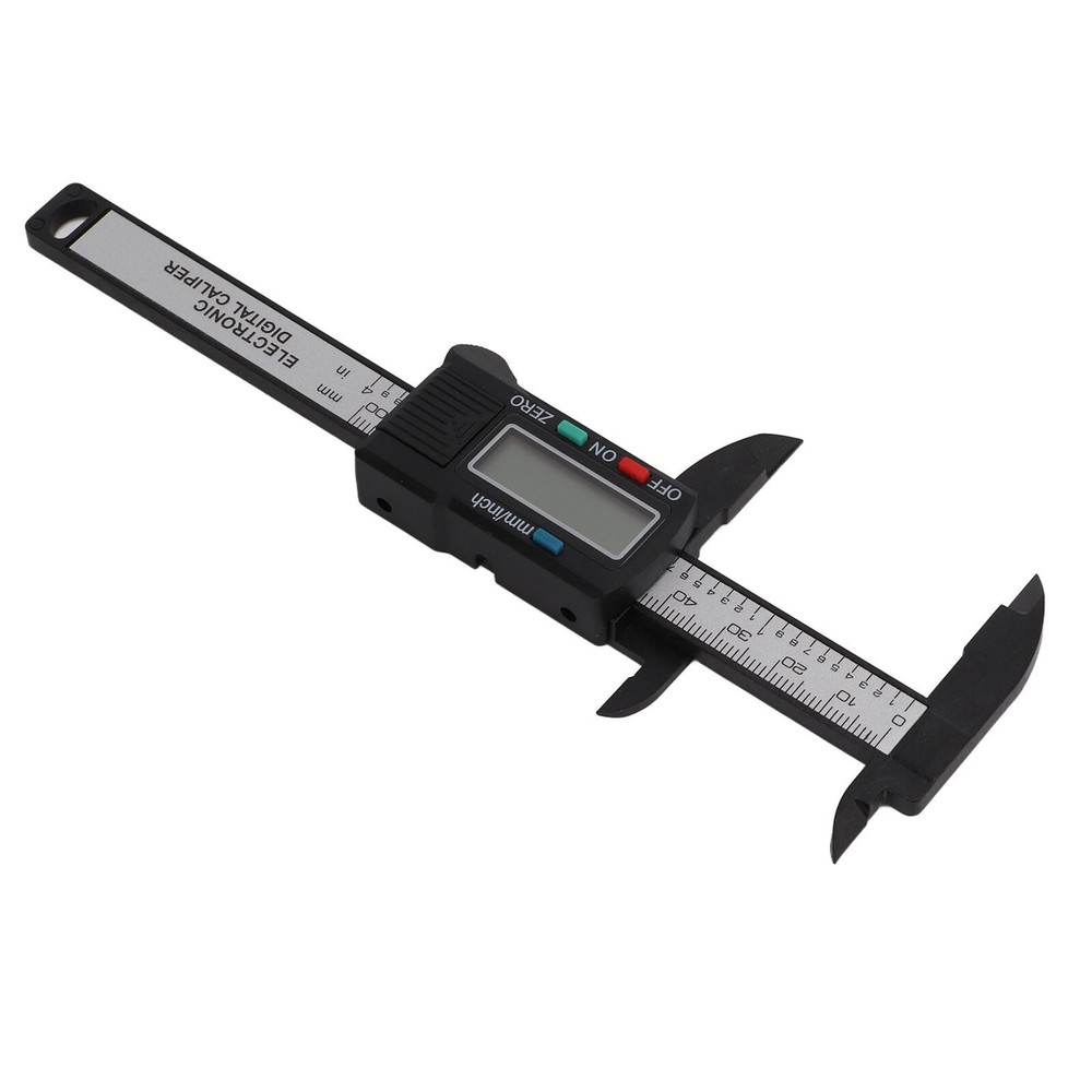 Digital Caliper Mini LED 0‑100mm Plastic Lightweight Portable Easy Convenient