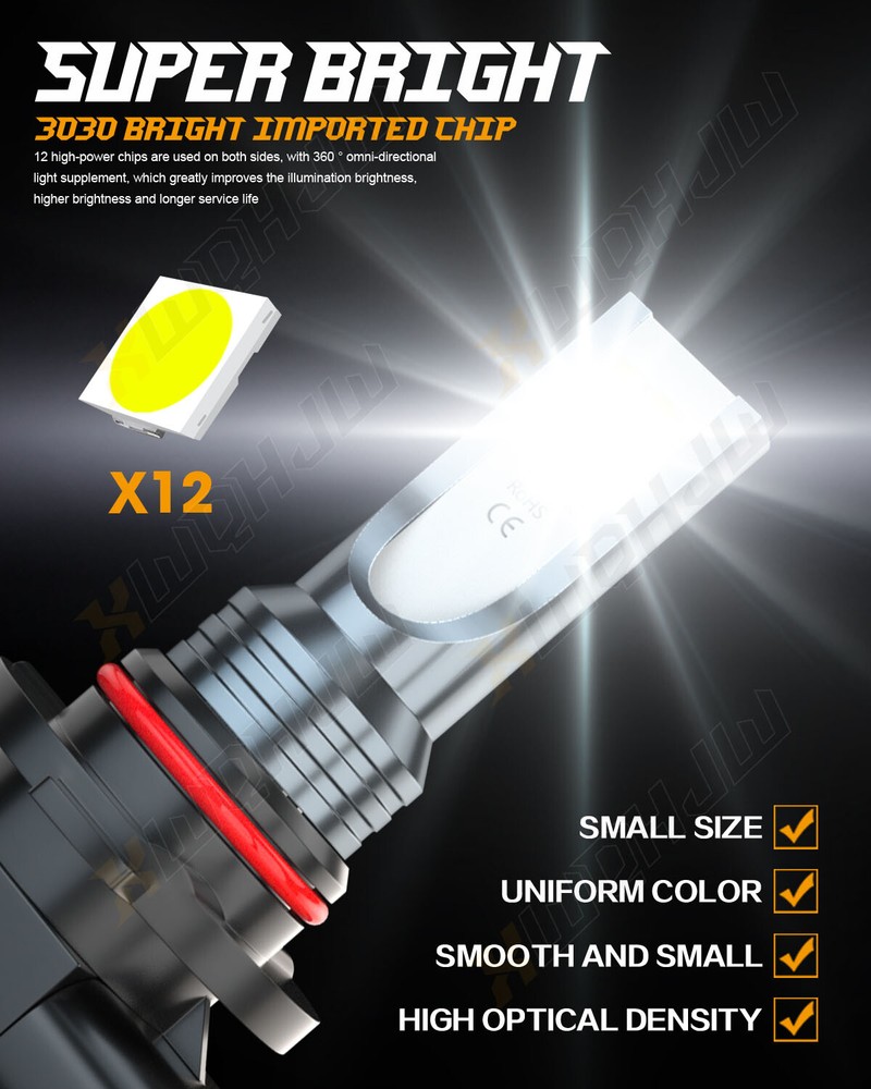 For Cadillac SRX 2010-2016 - LED Headlight Kit High & Low Beam Combo 8000K Bulbs