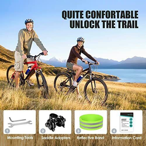 GBTYOOH Oversized Bicycle Saddle Seat with Memory Foam Padding