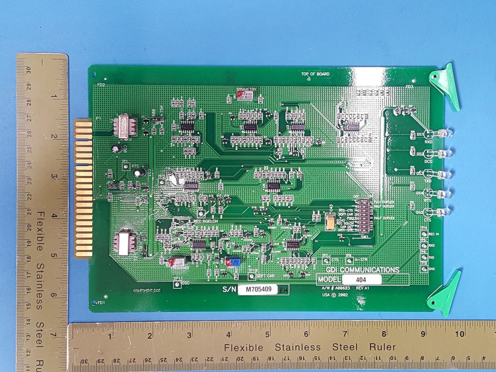 GDI Modem, 400 Series, Model 404, REV A1 Internal Card