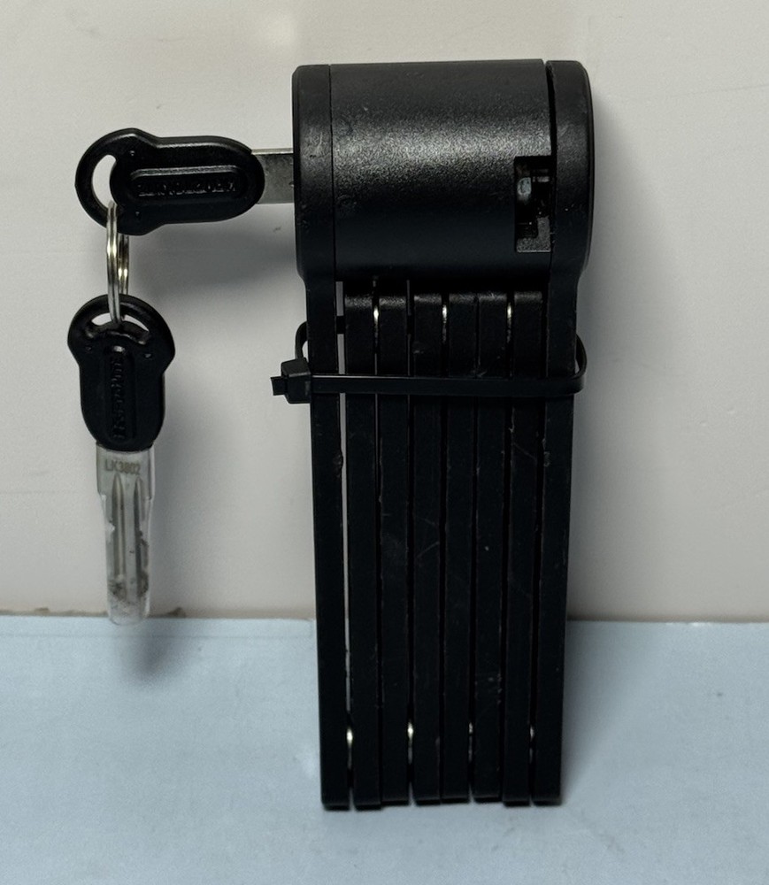 Kryptonite Keeper Mini Folding Bike Lock with 2 Keys