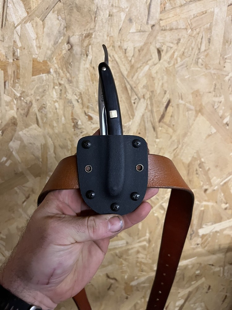 Sheath only for Gold Dollar Straight Razor