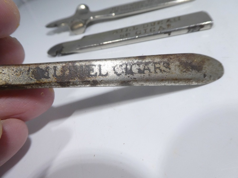 4 ANTIQUE CIGAR ADVERTISING ITEMS