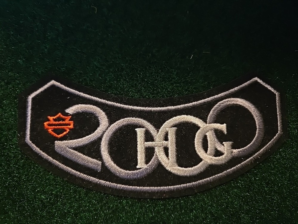 Harley Davidson Motorcycles HOG Patch Owners Group  " 2000 " Iron on Patch NEW