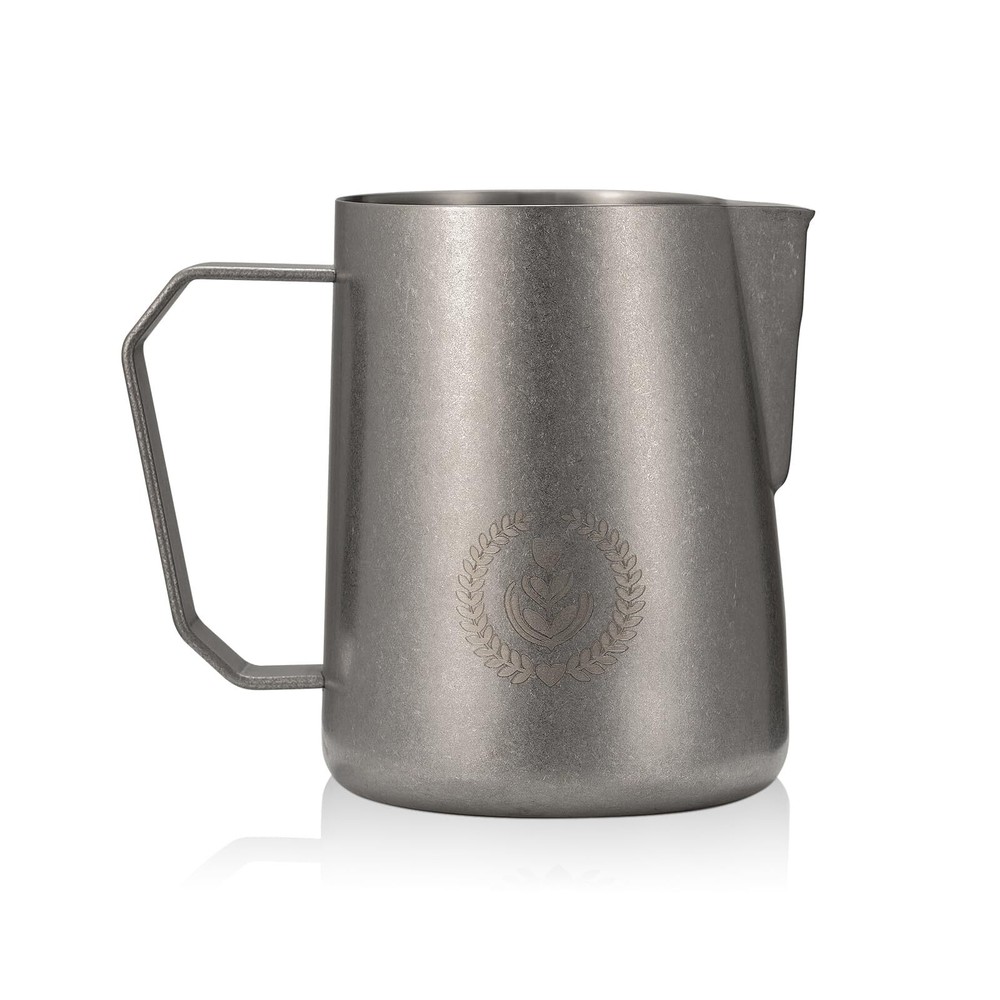 Espresso Milk Pitcher Steaming Pitcher 450ml / 15.4oz Milk Frothing Jug Sharp...