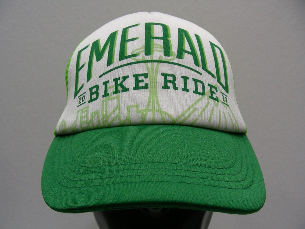 EMERALD BIKE RIDE - 2017 - ONE SIZE ADJUSTABLE SNAPBACK BALL CAP HAT!