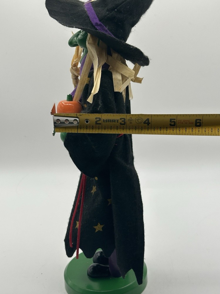 Halloween Nutcracker Wooden Witch 2011 Target 14”