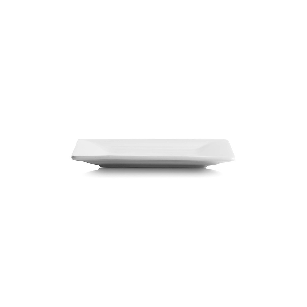 Simply White 6 Square Appetizer Plate Set Of