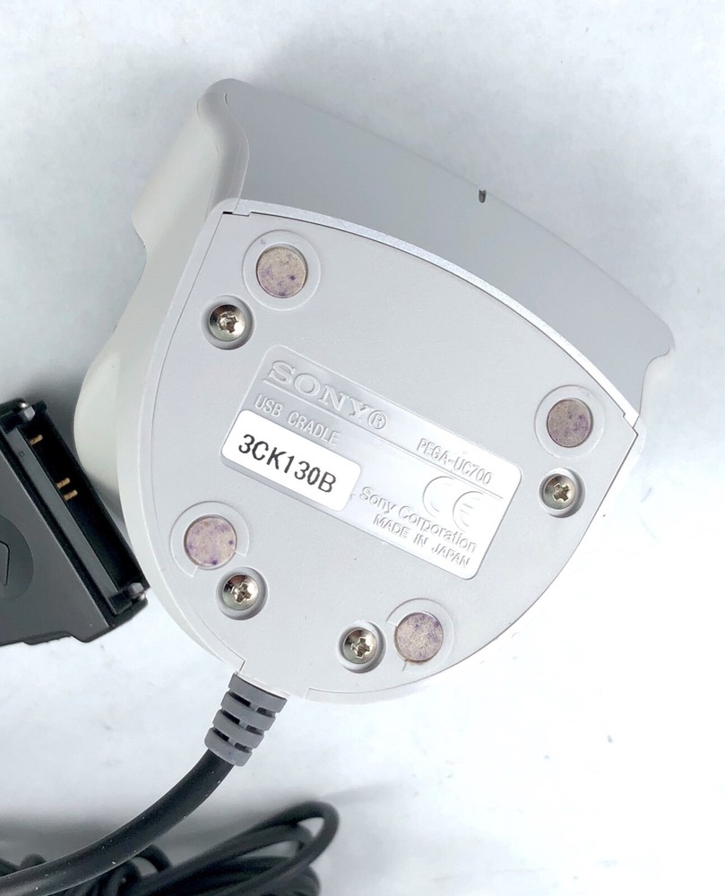 Sony CLIÉ Handheld PEG-N610C Palm Organizer PDA, Power Adapter, USB Cradle Dock