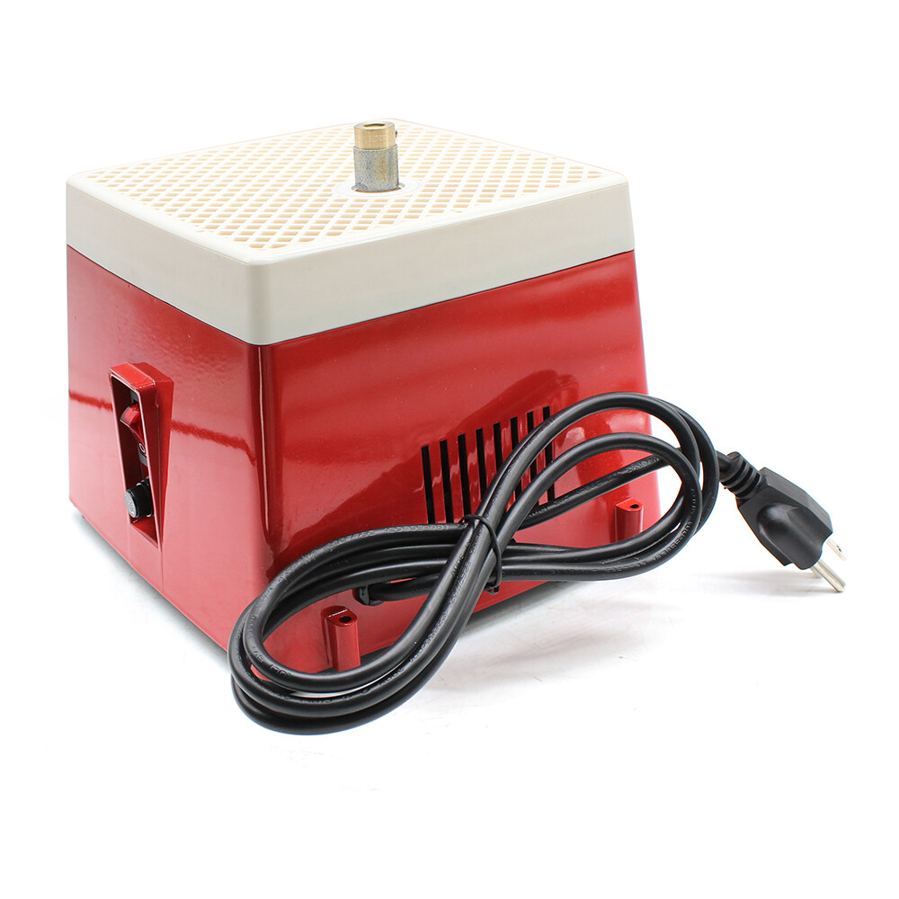 Red Mini Glass Grinder 110V with Automatic Water System & Diamond Bit
