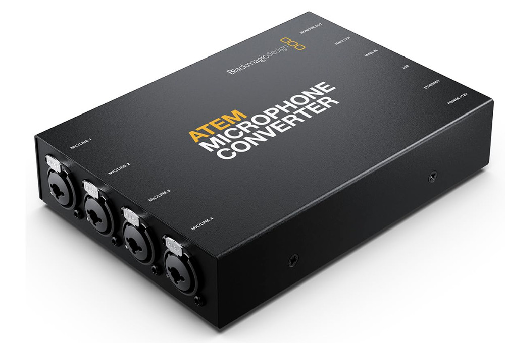 NEW Blackmagic Design ATEM Microphone Converter