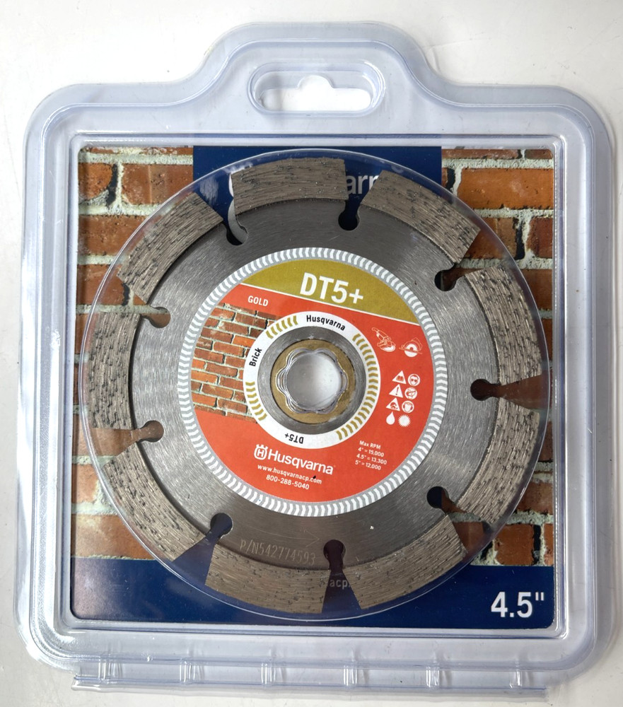 HUSQVARNA 4.5" BRICK BLADE - DTS5+