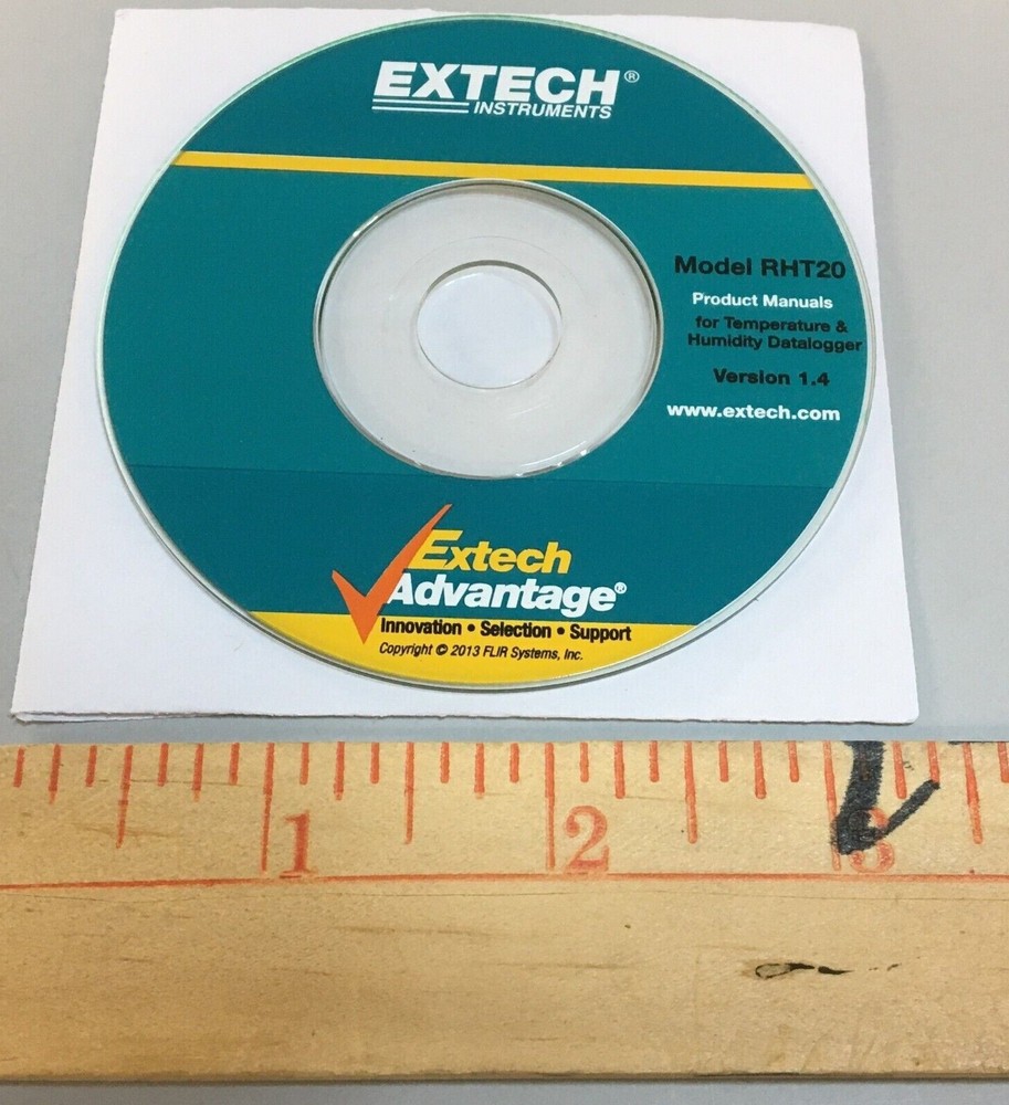 EXTECH RHT20 DATA LOGGER, TEMP & HUMIDITY DATALOGGER, COMPONENTS, READ ALL FIRST
