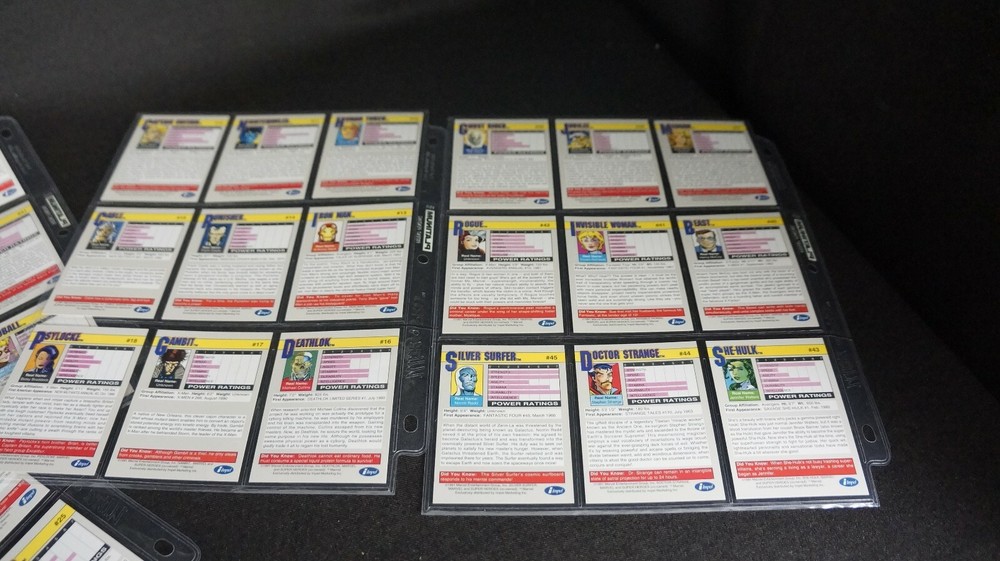 Set 160 MARVEL UNIVERSE CARDS Including Thanos #85 EXCELLENT