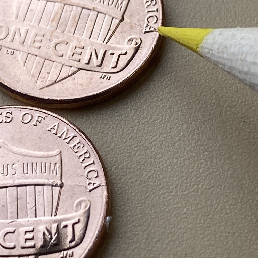 2025 D Die crack Reverse Lincoln cent /Mint Error /( Please read Description