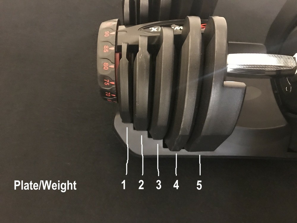 Bowflex 1090 SelectTech Dumbbell Replacement Weight Plate #2 (2nd smallest 5lb)