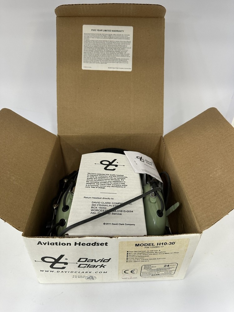 David Clark H10-30 Aviation Headset