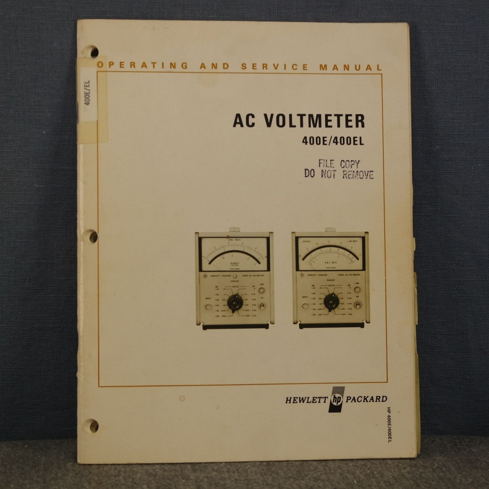 HP 4204A Oscillator Operating, Calibration, and Service Manual