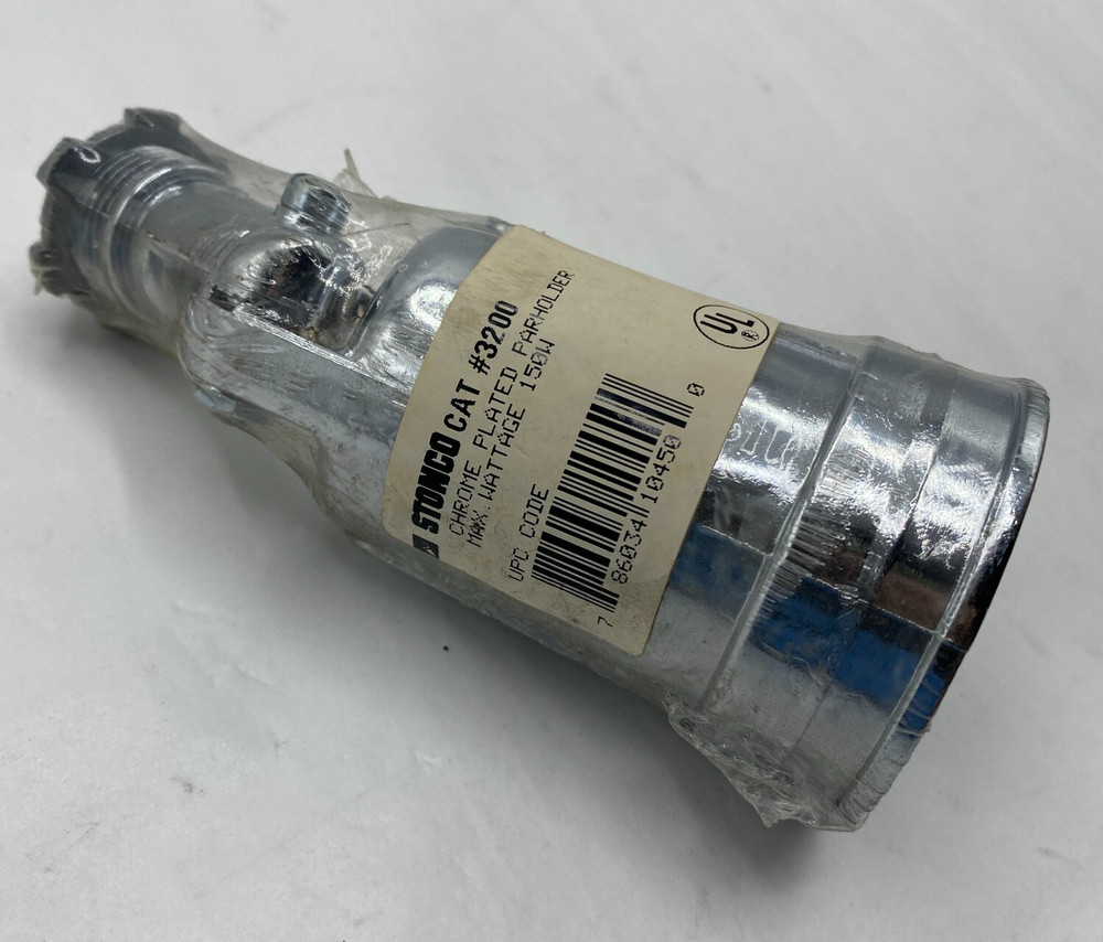 STONCO 3200 Chrome Finish Medium Base Adjustable Flood Light Holder