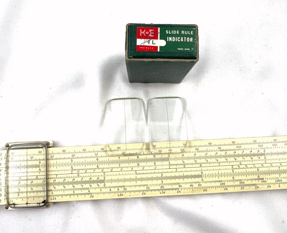 Vintage 60's K&E Log Log Decitrig Slide Rule