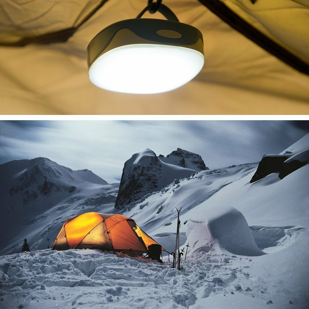 2 Pack Battery Powered Portable LED Camping Lantern, 5 Work Modes