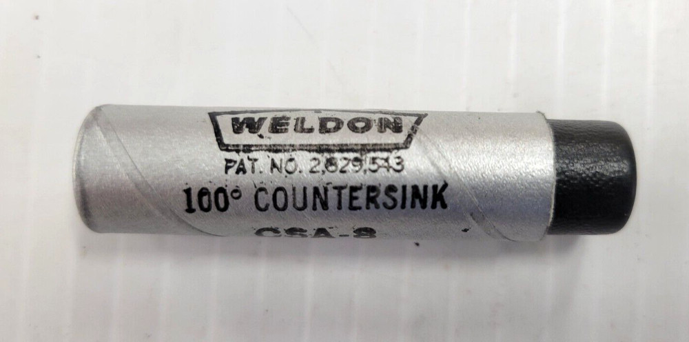 NEW 3/32"- 1/4" Weldon 100 Deg. Deburring Bit