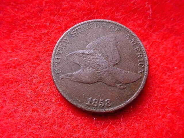 1858 FLYING EAGLE CENT GREAT CENT!!   #58