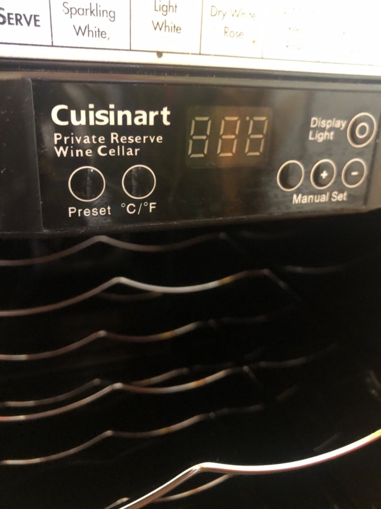 Cuisinart Private Reserve Wine Cellar - 6 Bottle Capacity - Tested & Working
