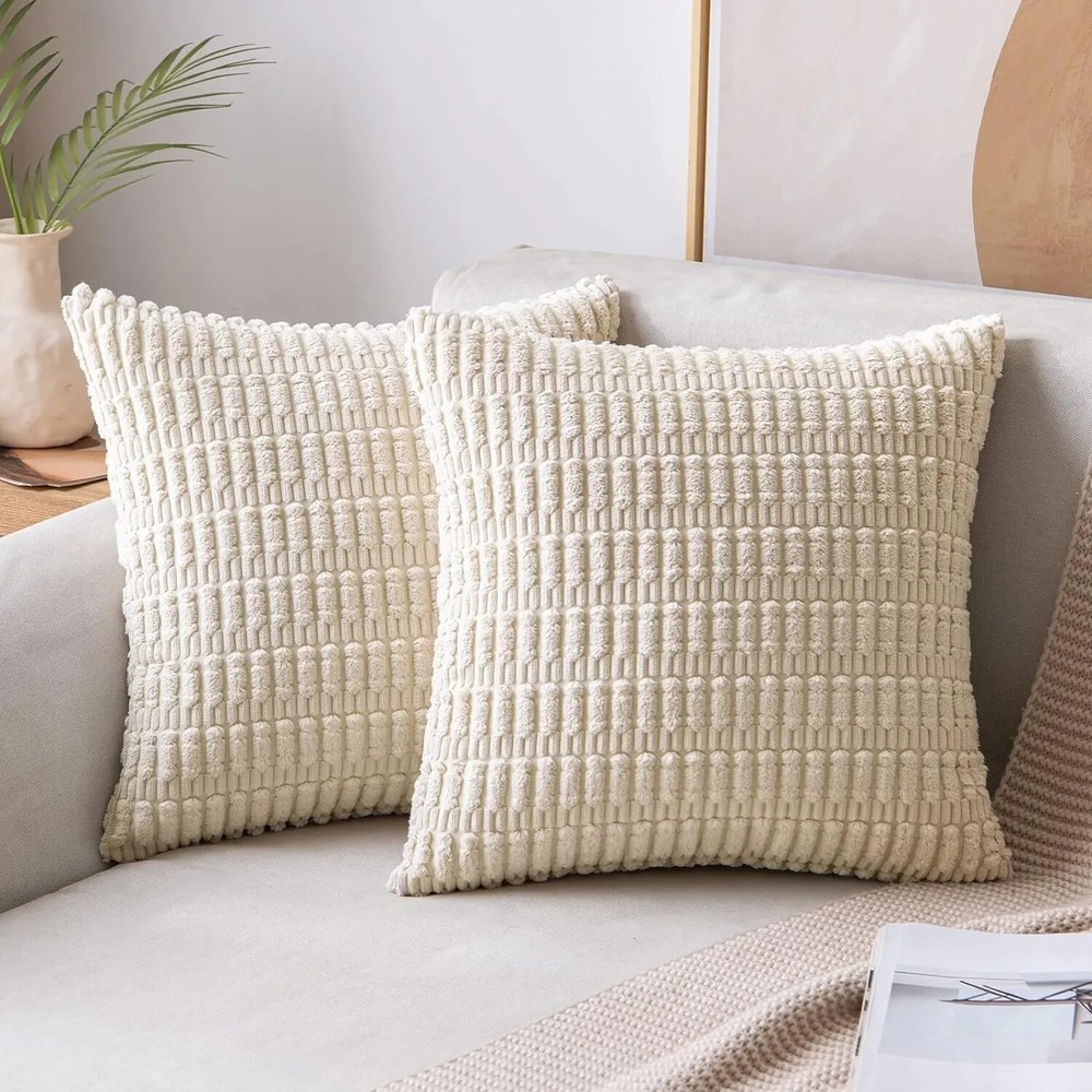 Corduroy Throw Pillow Cover