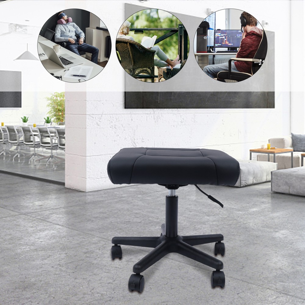 Adjustable Rolling Footrest with Wheels for Comfort and Posture Support