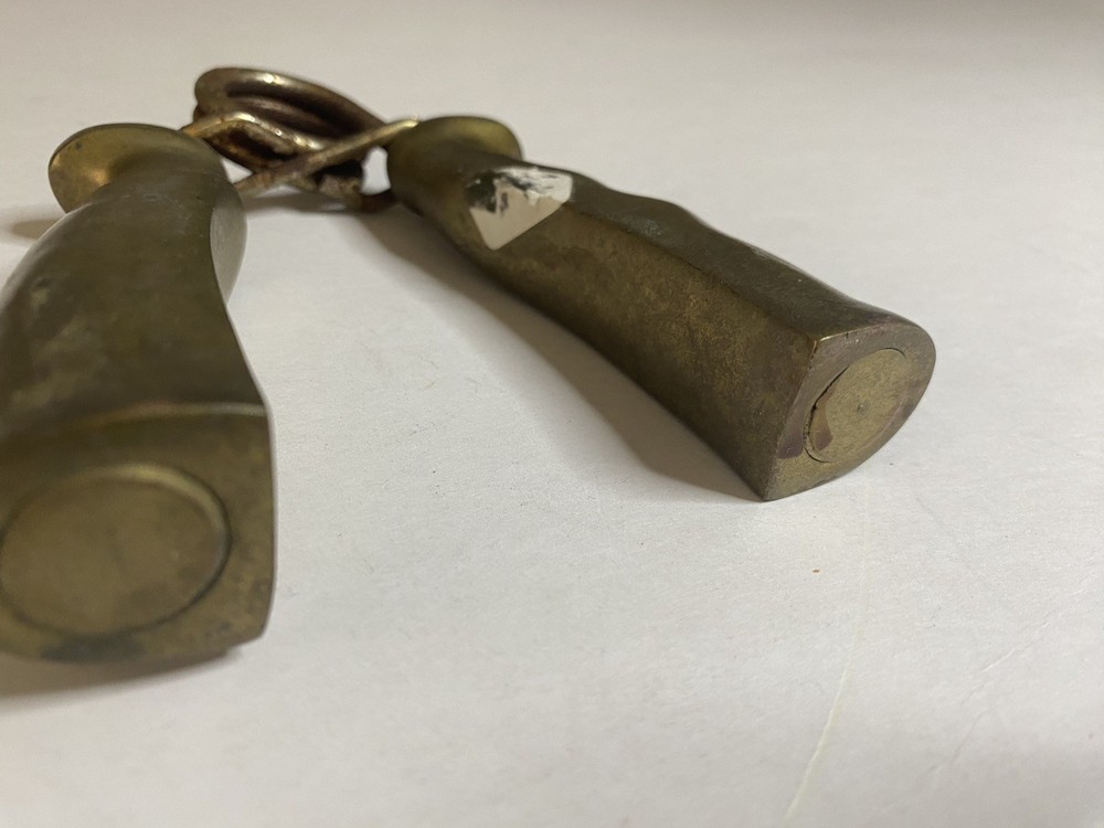 Brass Hand Grip Solid Brass Strength Exerciser
