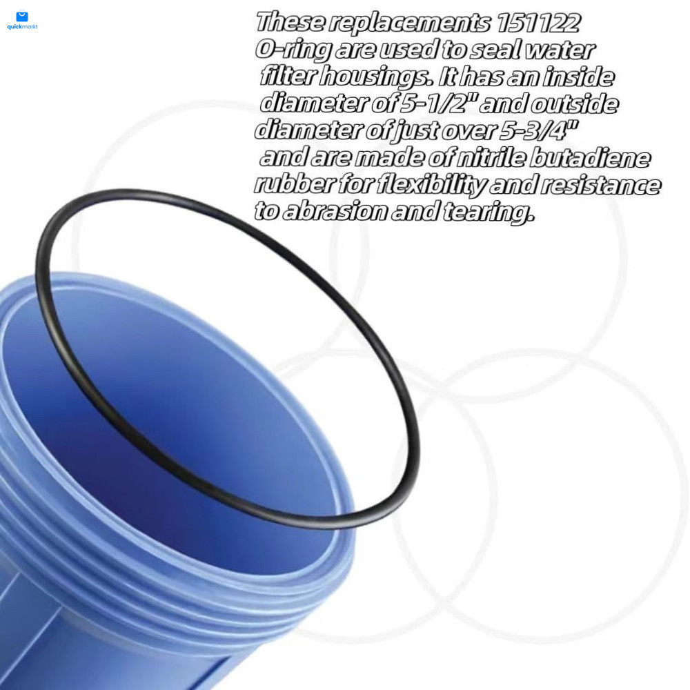 5 Pack Captain O-Ring - Replacement 151122 O-Rings Compatible with Black