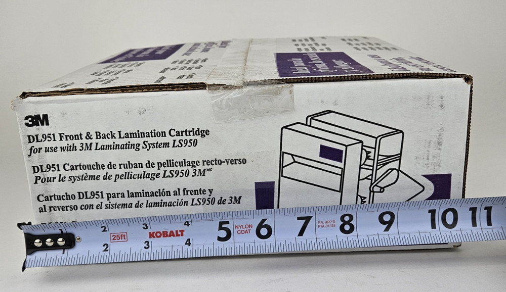 3M DL951 Dual Front & Back Lamination Refill Cartridge for Machine PKGDSTRS