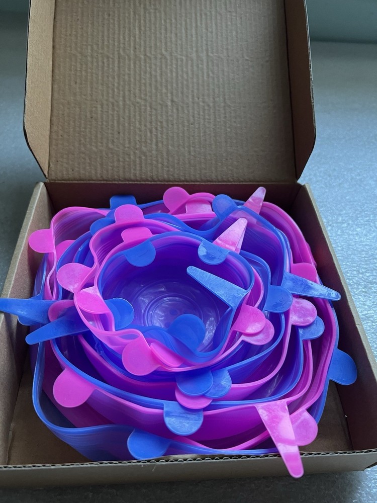 Silicone Stretch Lids 10 Reusable Bowl Covers