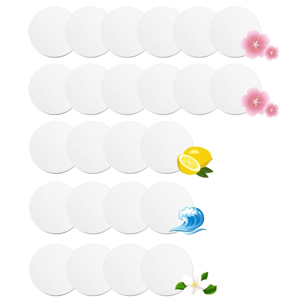 24 Powerfresh Scent Discs, Spring Breeze, Lemon, Jasmine, Ocean