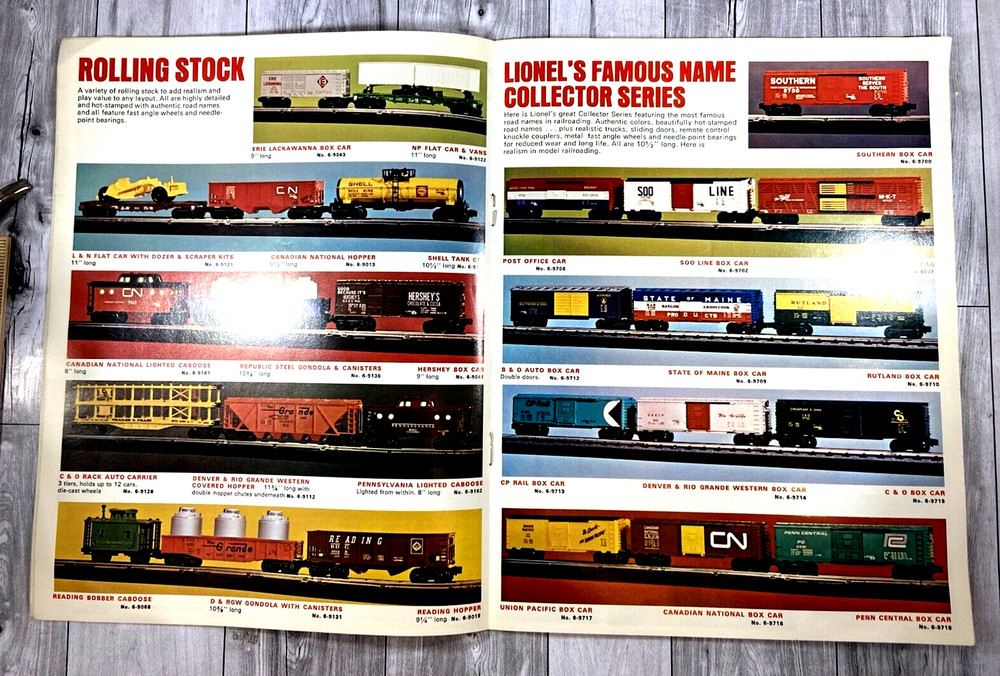 Vintage 1973 Lionel Train Glossy Catalog Very Nice Condition