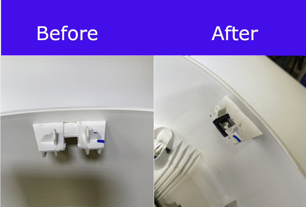 Raymarine 3D Printed Plastic Replacement Tabs for Analog & Digital Dome Radar