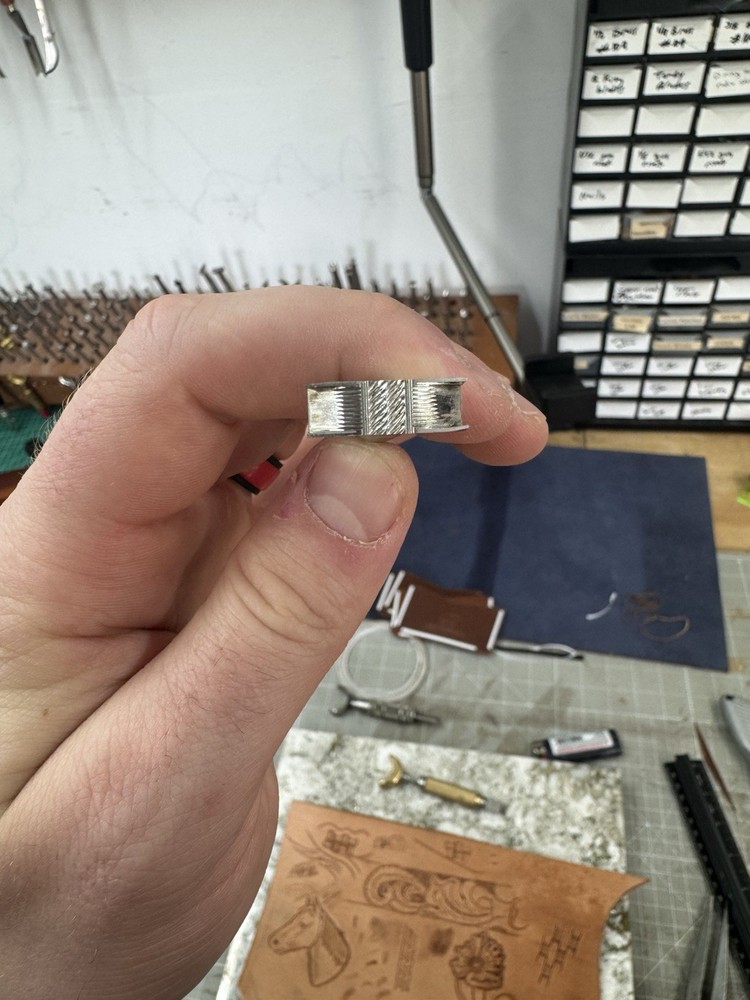 Ray Hackbarth Leather Basket Stamp Tool