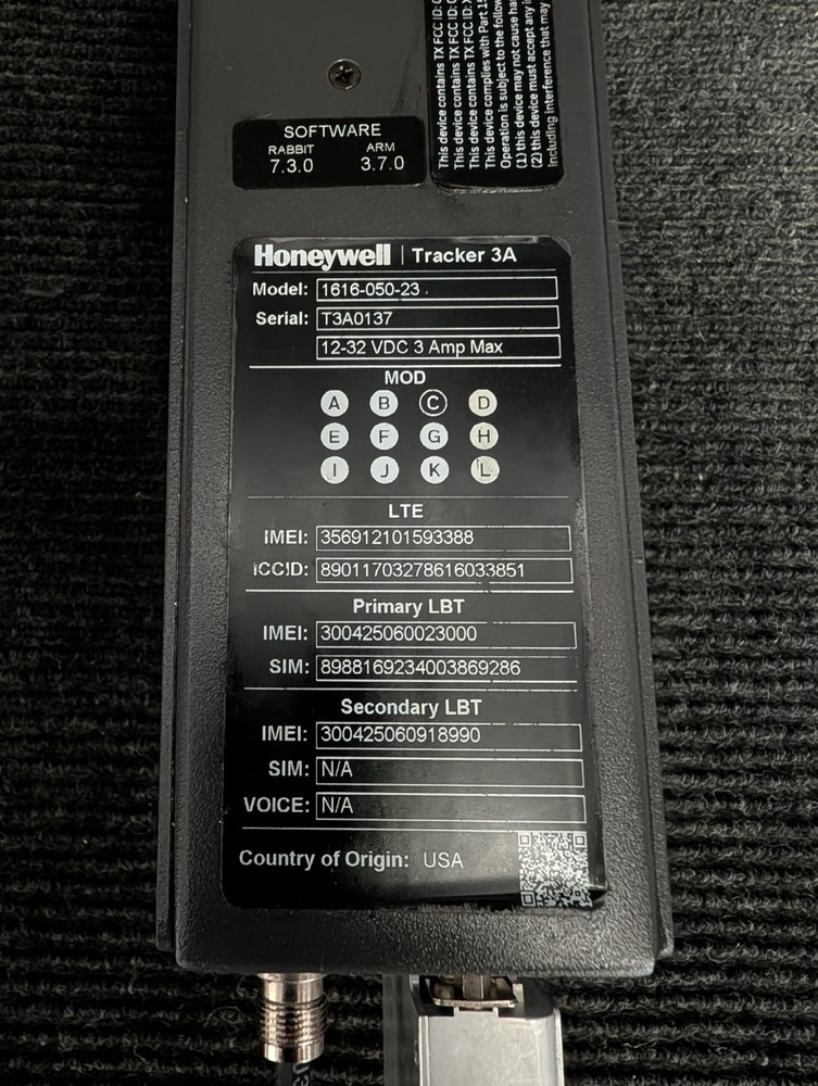 Honeywell Sky Connect Tracker 3A System