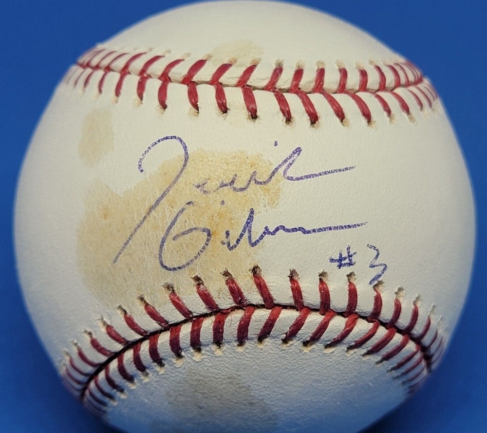 DERRICK GIBSON RAWLINGS OFFICIAL AUTO AUTOGRAPHED SIGNED BASEBALL MLB