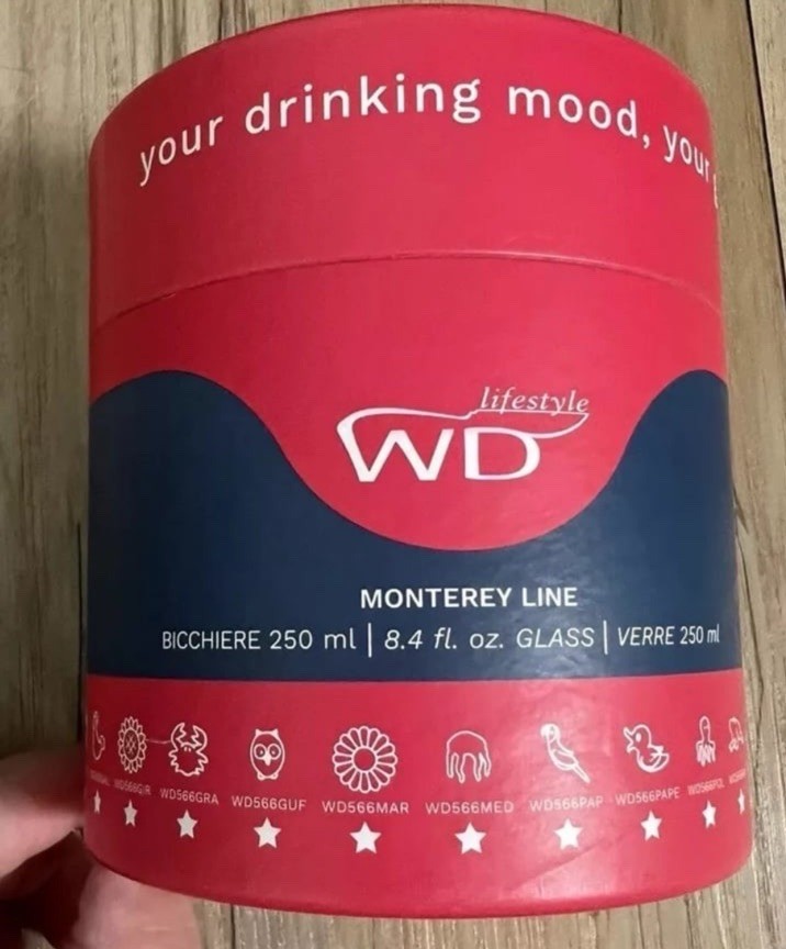 Tiny Elephant Inside Drinking Glass - Monterey Line - 8.4 fl. oz.
