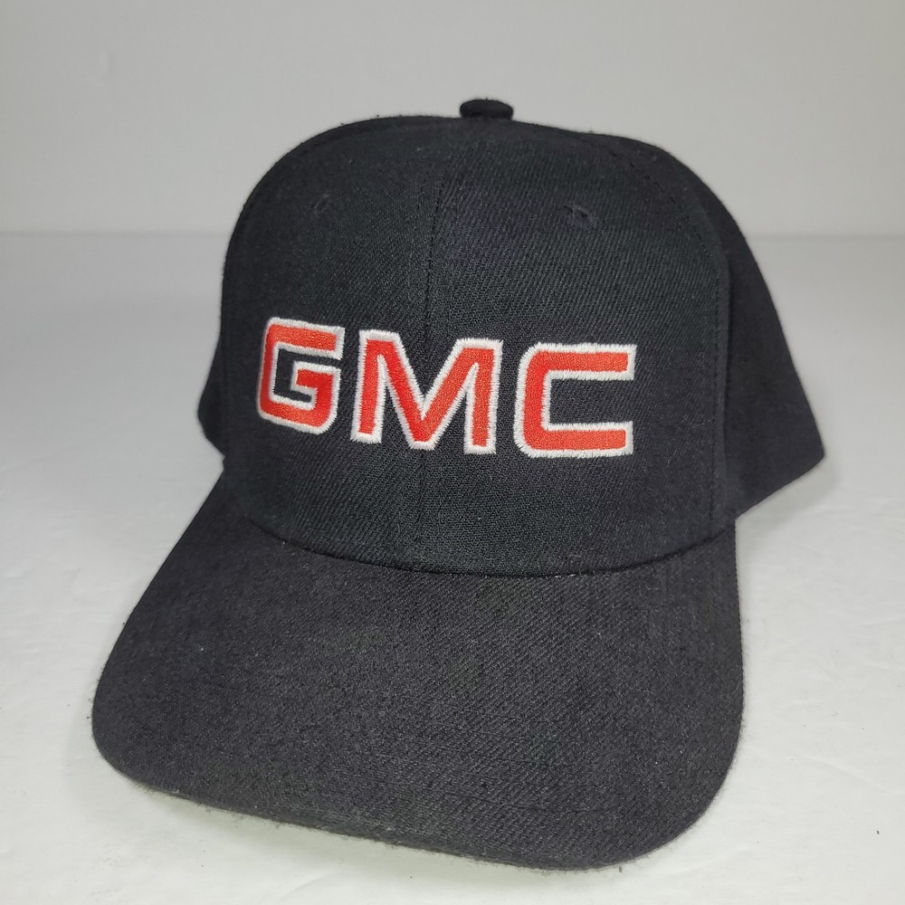 GMC Black Hat Cap Snap Back