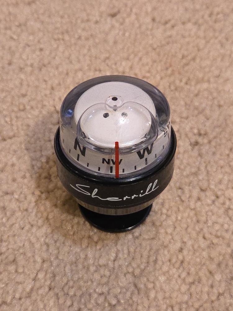 Vintage Sherrill Auto / Marine Compass
