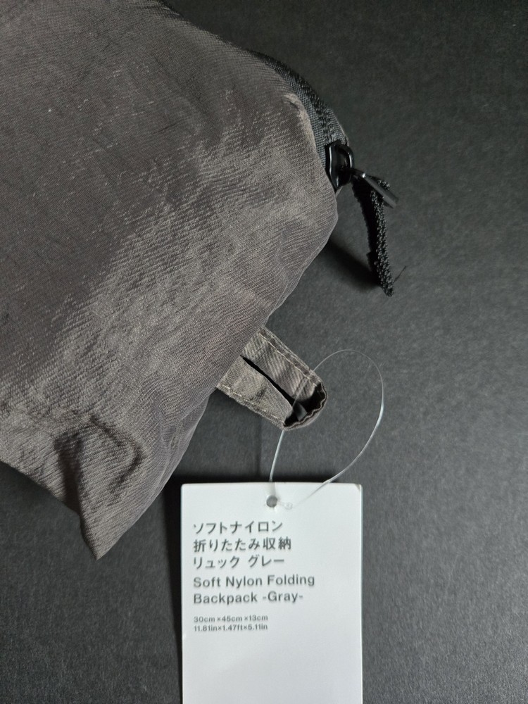 Standard Products Foldable Lightweight Backpack - Grey Color NWT